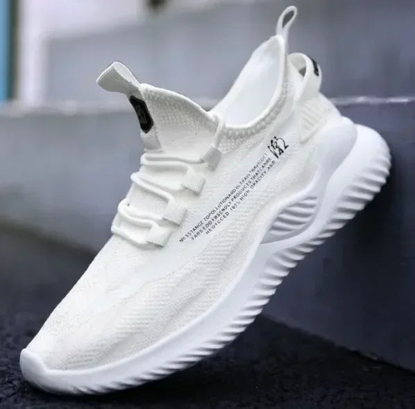 2024 Men Tennis Shoes New Fashion Spring and Autumn Leisure Walking and Running Breathable Flat Bottom Gym Sports Men Sneakers