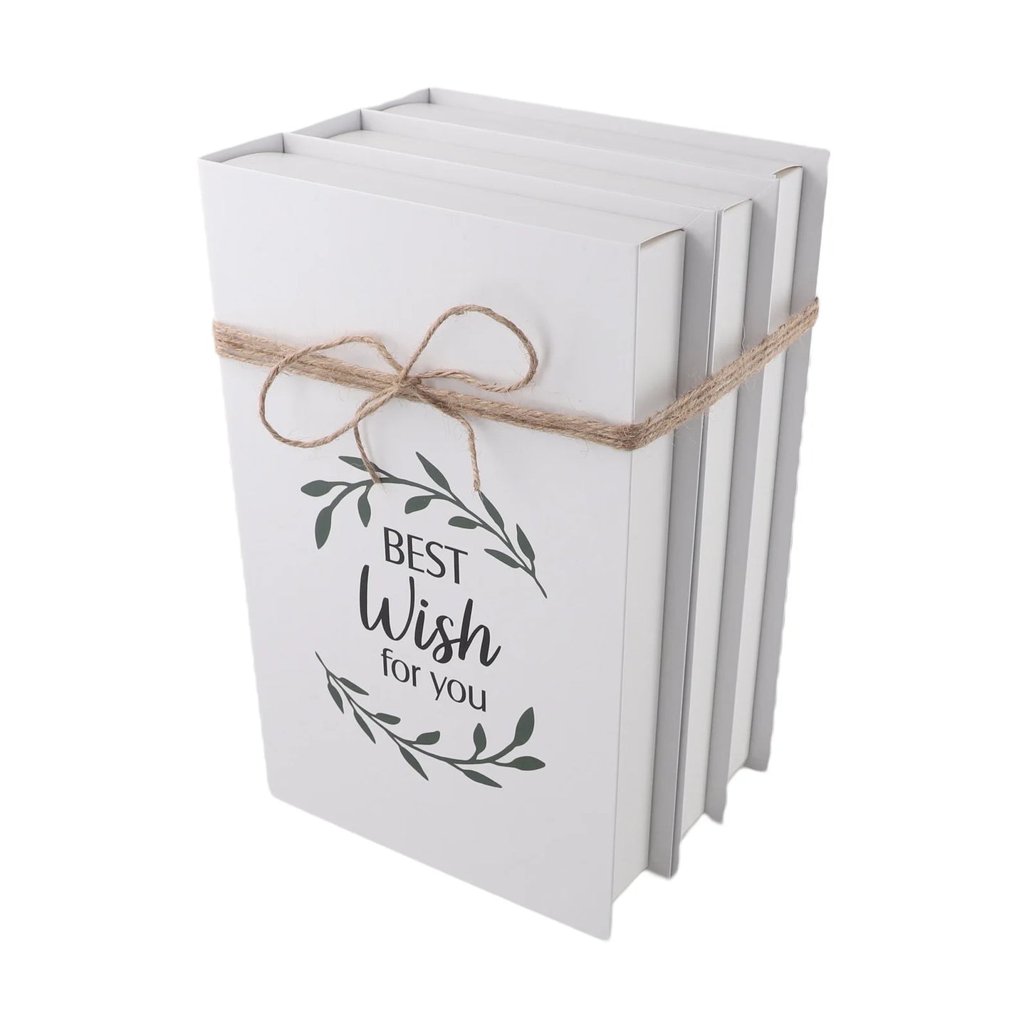 Decorative Book Stacks Folding Simulation Books Farmhouse Style Decor Charming Bookshelf Decoration Bookshelf Decor