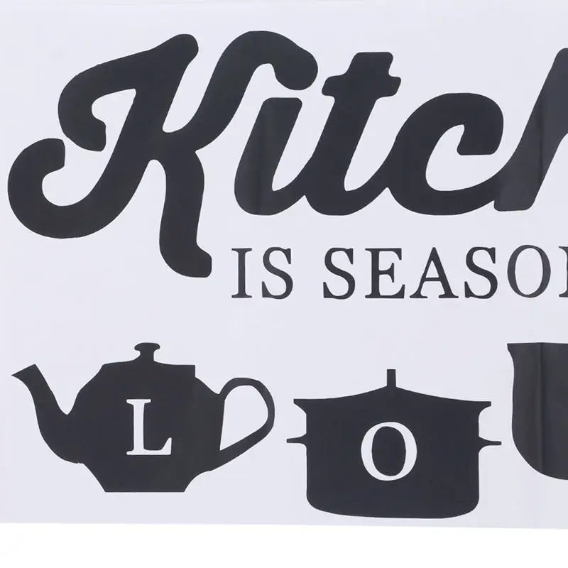 Kitchen Wall Stickers THIS KITCHEN IS SEASONED WITH LOVE Quotes Wall Stickers Restaurant Home Decoration