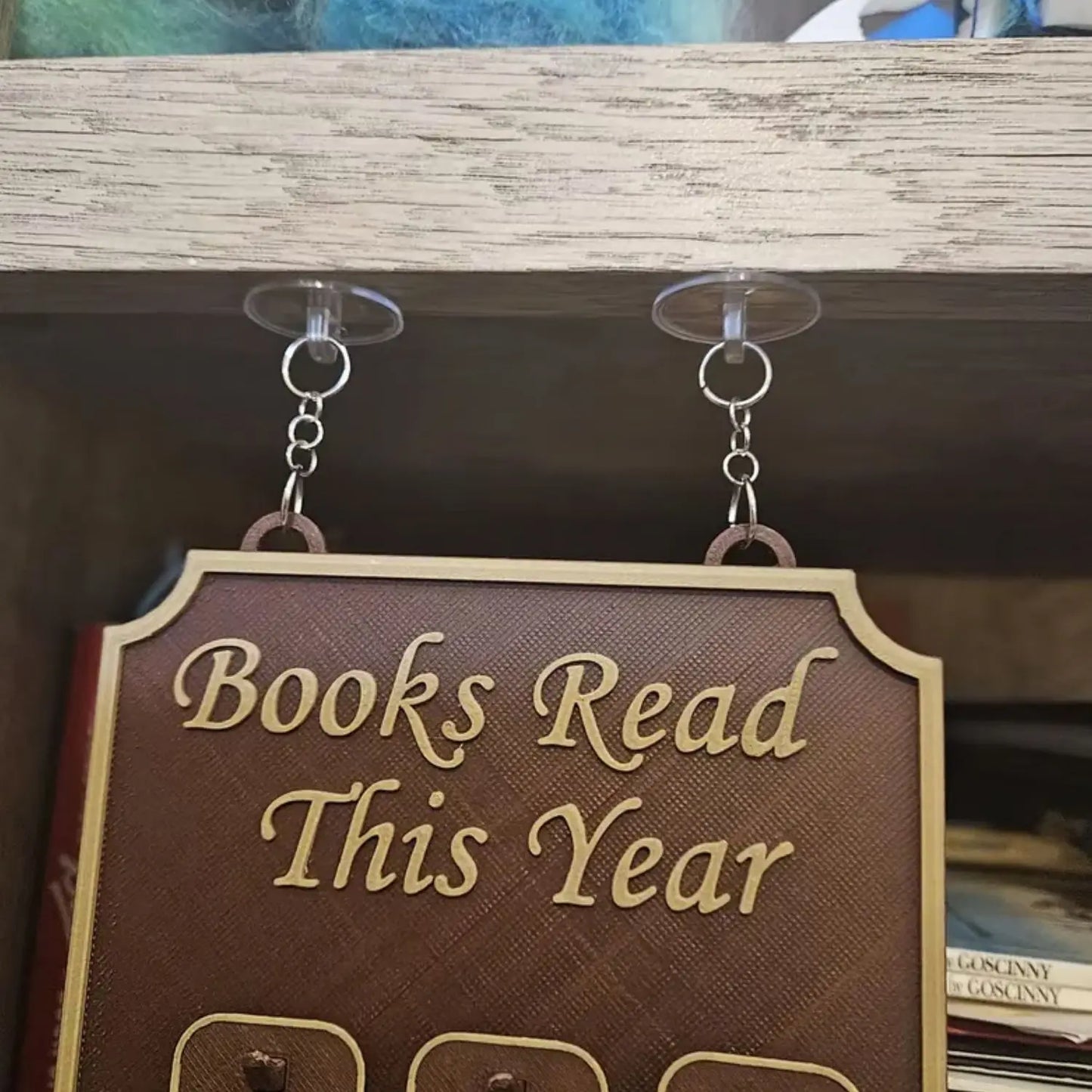 Hanging Bookshelf Counter bookish decor Reading record board Hanging bookshelf decoration Home Festival Decoration Gifts