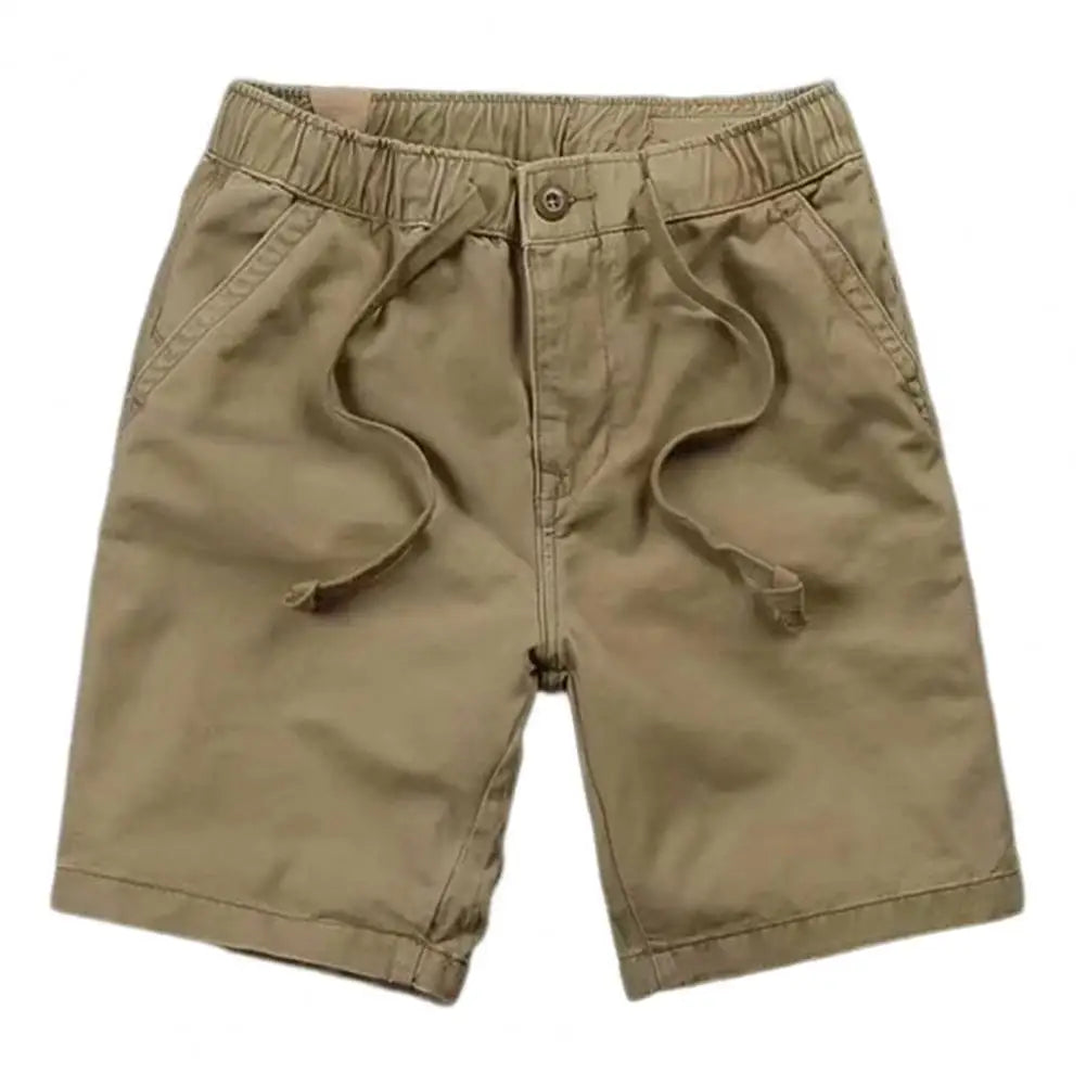2023 Summer Shorts Men Cotton Solid Casual New High Quality Business Social Shorts Men Bermudas Loose Luxury Khaki Joggers