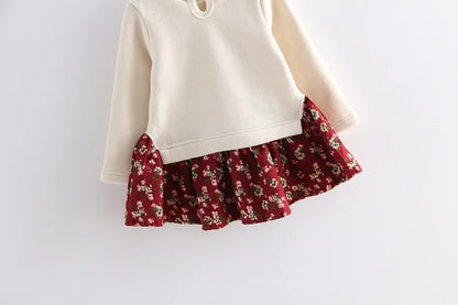 Baby girl Dresses Spring Girls Clothes Princess Dress Flower Dress For Girl Cute Infant toddler Fashion Baby Girl Clothes 18M-6Y