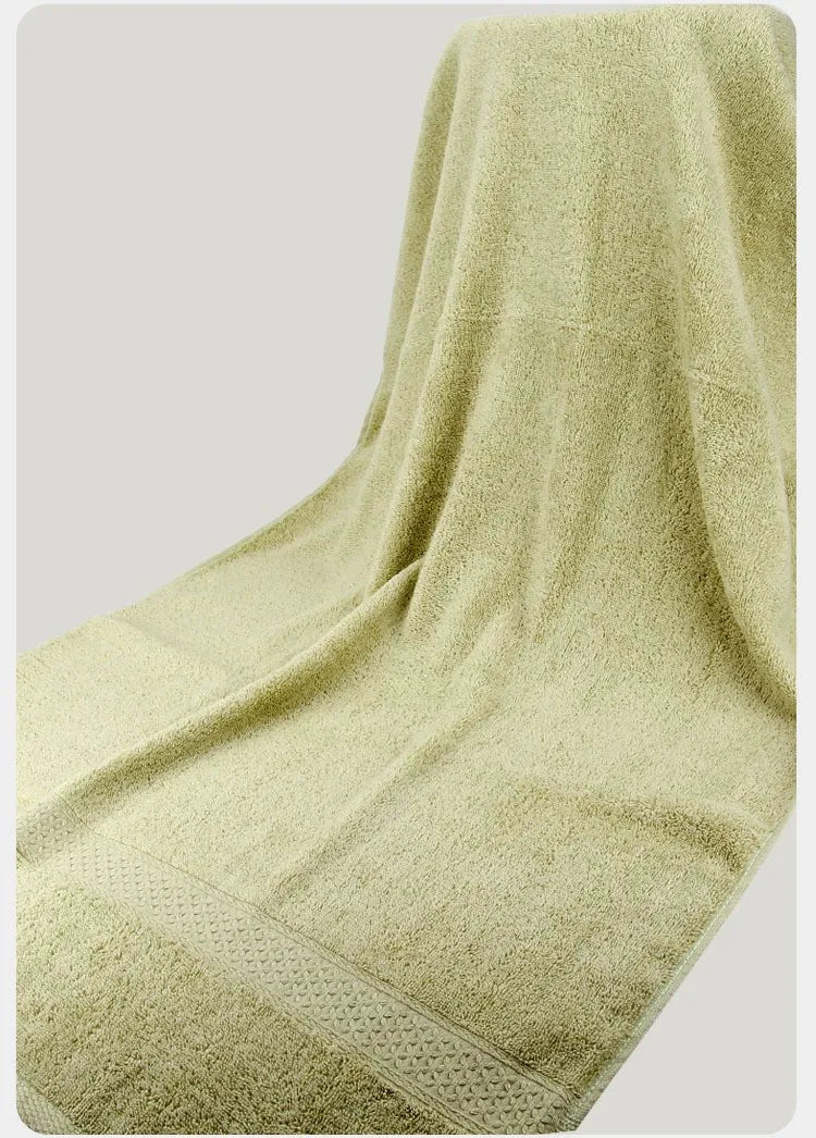 Large Bath Towels for Adults, 100% Cotton, Solid Terry, Beach Towel, Absorbent Yoga Shower Towels Bathroom, Wholesale, 70*140cm