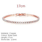 Fashion 2.5mm Zirconia Tennis Bracelet for Women Crystal Charm Designer Tennis Thin Chain Bracelet on Hand Wedding Jewelry KC128