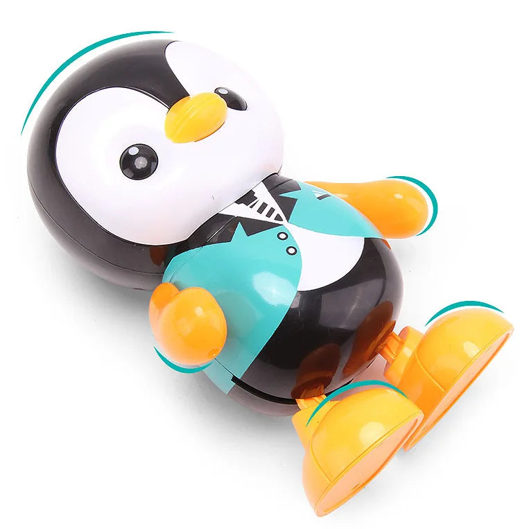 Kids Dance Robot Toy Plastic Cute Cartoon Walking Animal Electric Musical Light Shake Doll Early Educational Toys For Children