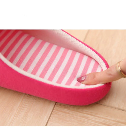 Home Slippers For Women Men Soft House Winter Indoor Light Comfort Floor Shoes Female Male Silence Slides Bedroom Japanese Style
