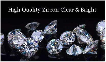 Luxury 925 Sterling Silver Crystal Zircon Pendant Necklace Earring Bracelet Set for Women Girl Wedding Party Trendy Jewelry Gift