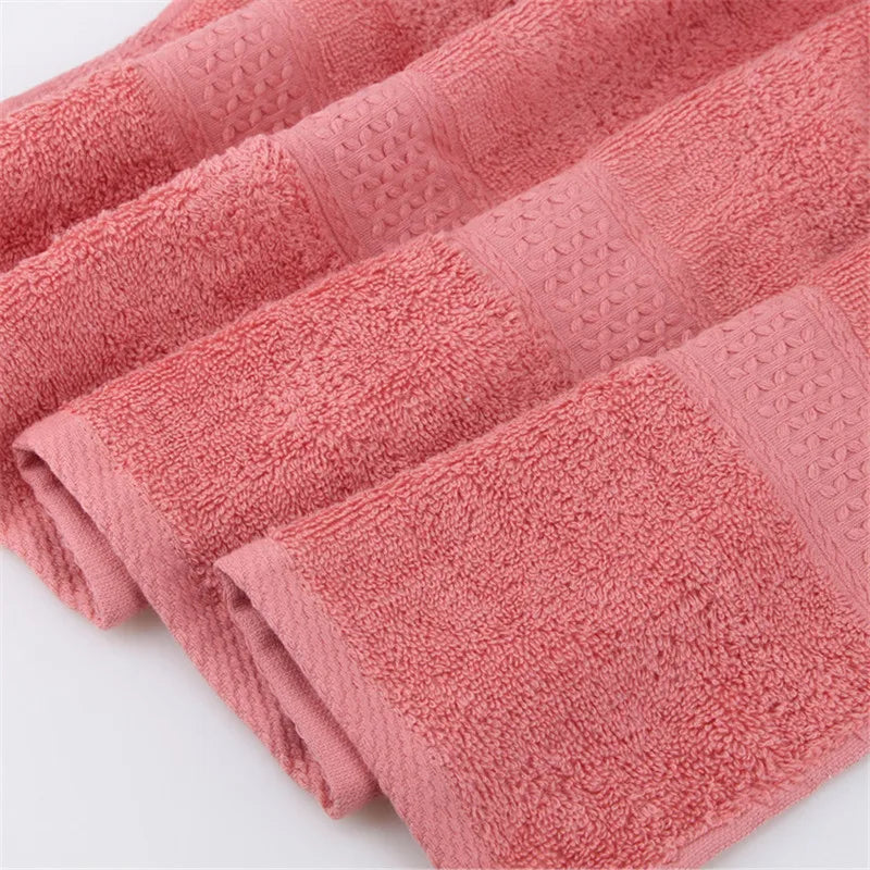 Large Bath Towels for Adults, 100% Cotton, Solid Terry, Beach Towel, Absorbent Yoga Shower Towels Bathroom, Wholesale, 70*140cm