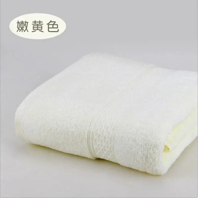 Large Bath Towels for Adults, 100% Cotton, Solid Terry, Beach Towel, Absorbent Yoga Shower Towels Bathroom, Wholesale, 70*140cm