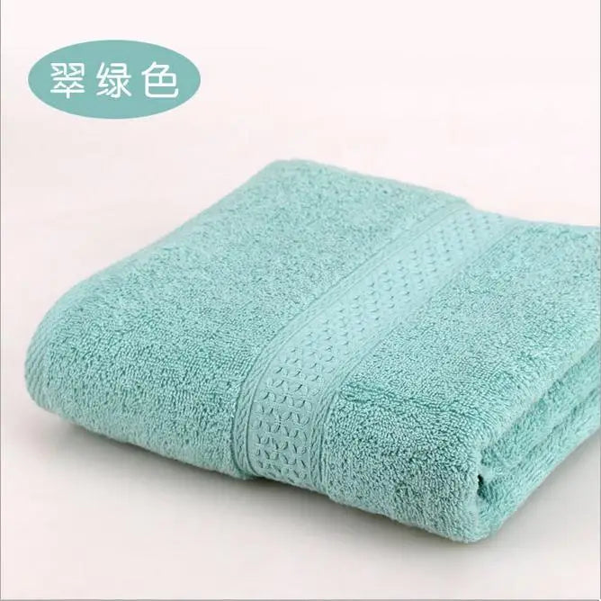 Large Bath Towels for Adults, 100% Cotton, Solid Terry, Beach Towel, Absorbent Yoga Shower Towels Bathroom, Wholesale, 70*140cm