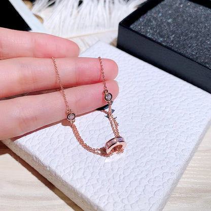 Luxury Bling AAA Zircon Buckle Women Bracelet Handmade High Quality Sparking CZ Copper Plated Read Gold Pulseras Brasselet