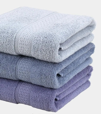 Large Bath Towels for Adults, 100% Cotton, Solid Terry, Beach Towel, Absorbent Yoga Shower Towels Bathroom, Wholesale, 70*140cm