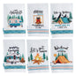 4/6Pcs Kitchen Towels Microfiber Camping Dish Towels 60x40cm Camper Hand Towels with Funny Sayings for Kitchen Bathroom Home