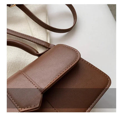 Pu Leather Shoulder Bag for Women Handbag  Fashion Crossbody Bags Vintage Underarm Bag Square Satchel Сумка Женская 2025 Тренд