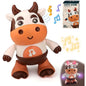 Baby Dancing Cow Toy - Electric Music Plush Cow with Funny Songs and Moves, Baby Interactive Baby Toys, Cute Toddler Christmas G