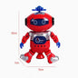 Kids Robot Rotating Dance Toys With Music LED Light Electronic Walking Toys for Boys Girls Birthday Christmas Gift