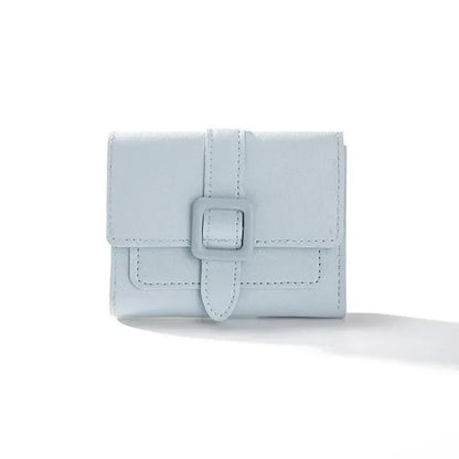 Candy Color Small Wallets PU Leather Coin Pures Ladies Card Holder Standard Short Purses for Women Solid Purses Practical