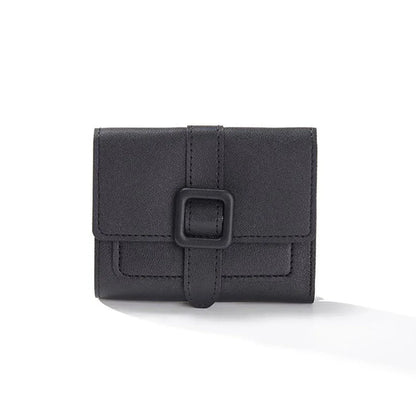 Candy Color Small Wallets PU Leather Coin Pures Ladies Card Holder Standard Short Purses for Women Solid Purses Practical