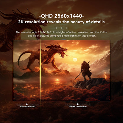 Reletech G27X Flex Pro Monitor 27" Gaming Curved 2560x1440 QHD 180Hz HDMI x2 DP x2 1800R 72% sRGB Adaptive Sync