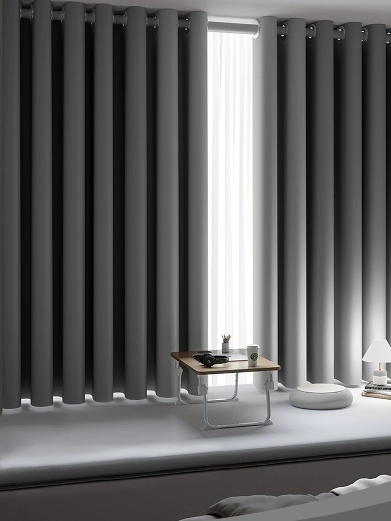 Blackout Curtains for Bedroom Full LightBlocking Drapes  Thermansulated For Living Room Grey