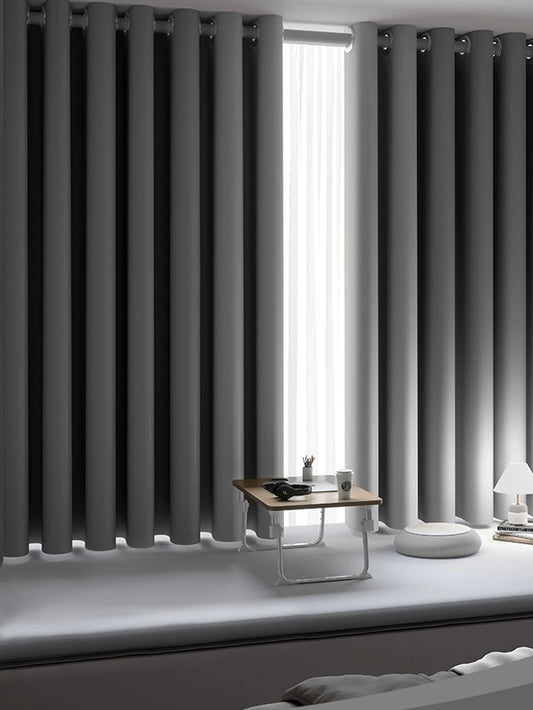 Blackout Curtains for Bedroom Full LightBlocking Drapes  Thermansulated For Living Room Grey