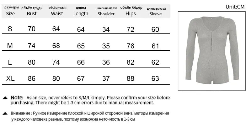 Women's Jumpsuits Autumn New Fashion Long Sleeves Casual Slim Knitted Rompers Solid Sexy V-Neck Female Bodycon Elegant Clothing