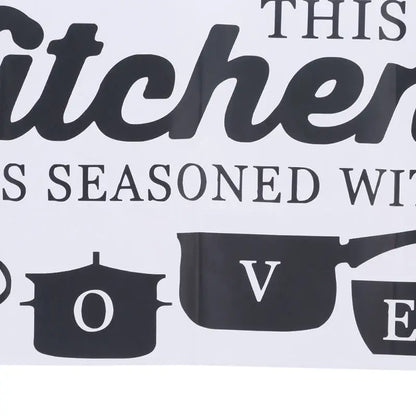 Kitchen Wall Stickers THIS KITCHEN IS SEASONED WITH LOVE Quotes Wall Stickers Restaurant Home Decoration