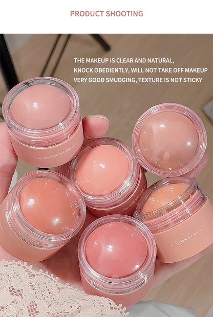 6 colors Waterproof Blush Cream - Long-Lasting, Multi-Use Makeup for Women