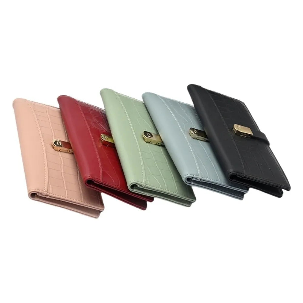 Cute PU Leather Women Purse Wallets Rectangle Large Capacity PU Coin Purse Casual Phone Bag Money Bag Girl Birthday Gifts