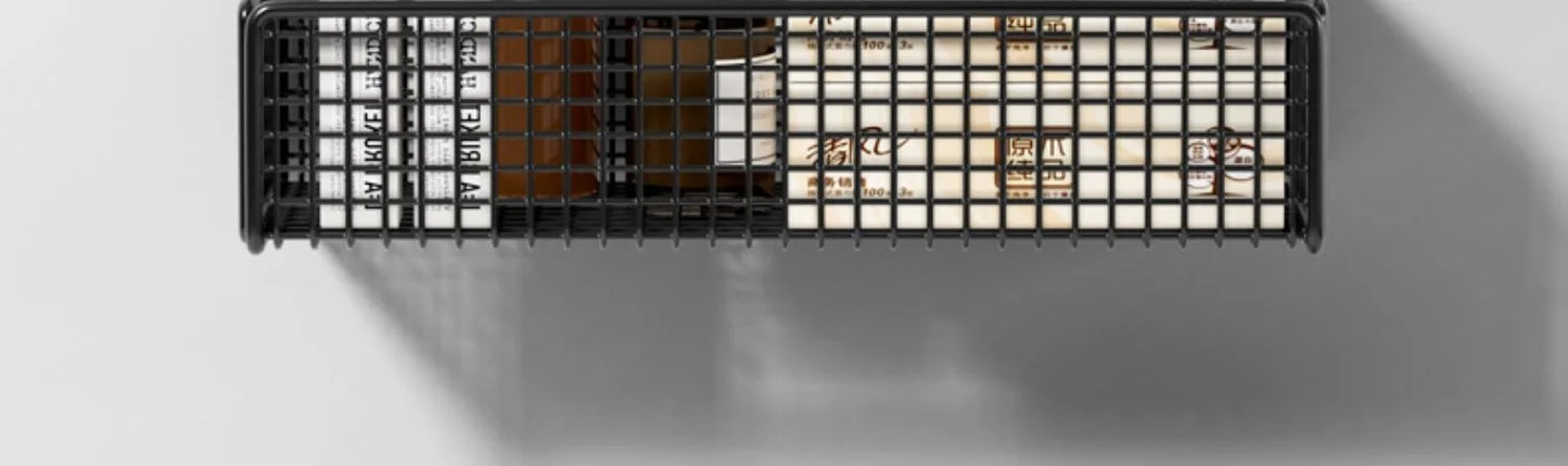 Bathroom Organiser Multifunctional Toiletries Organiser No-Punch Bathroom Shelf Bathroom Kitchen Wall Mount Storage Rack