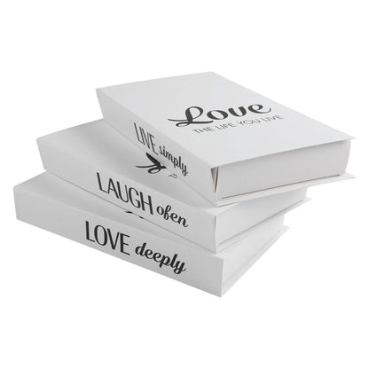 Decorative Book Stacks Folding Simulation Books Farmhouse Style Decor Charming Bookshelf Decoration Bookshelf Decor