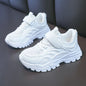 Kids Sports Shoes Breathable Comfortable Students White Shoes School Trendy 2025 New Children Running Shoes Thick Soft Sole