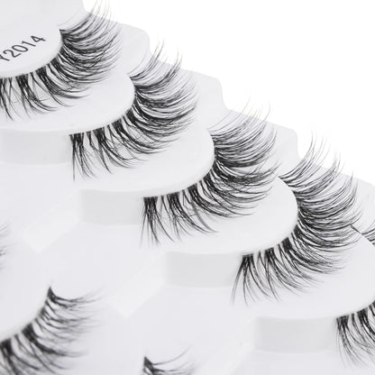 Fake Eyelashes 3/10 Pairs Natural Long 3D Mink Lashes Curly Eyelash Extension Makeup faux Cils Handmade False Lashes maquiagem