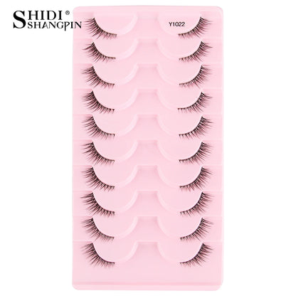 Fake Eyelashes 3/10 Pairs Natural Long 3D Mink Lashes Curly Eyelash Extension Makeup faux Cils Handmade False Lashes maquiagem