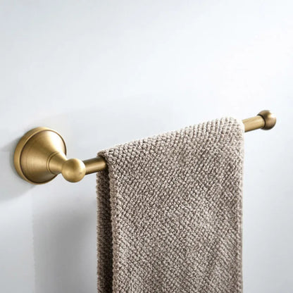 Bathroom Accessories Antique Brass Wall Mounted Toilet Paper Holder Towel Ring Robe Coat Hook Bathroom Hardware