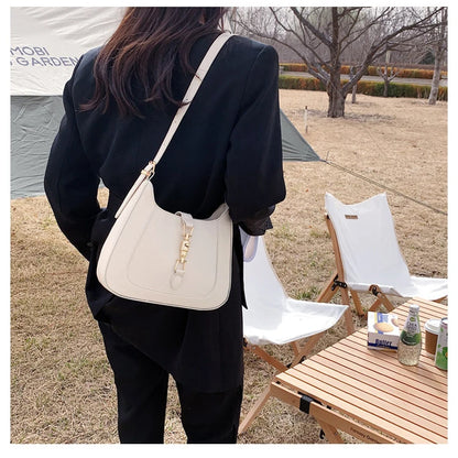 Top Quality Luxury Brand Purses and Handbags Designer Leather Shoulder Crossbody Bags for Women Dual Straps Underarm Sac A Main