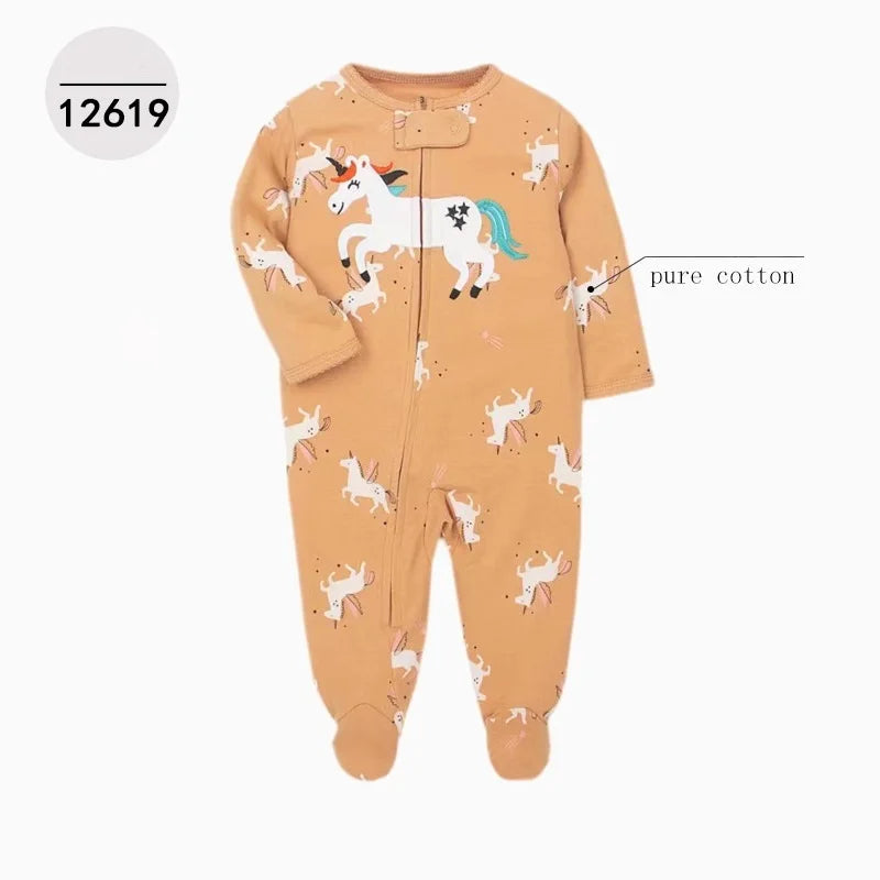 Baby Boy Girl Clothes Newborn Infant Baby Romper 100% Cotton Long-Sleeve Style Toddler Kids Jumpsuit Children's Pajamas
