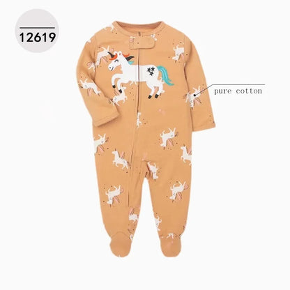 Baby Boy Girl Clothes Newborn Infant Baby Romper 100% Cotton Long-Sleeve Style Toddler Kids Jumpsuit Children's Pajamas