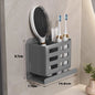 Bathroom Shelves Multifunctional Washbasin Storage Tube Toothbrush Razor Storage Rack Wall-mounted Bathroom Supplies