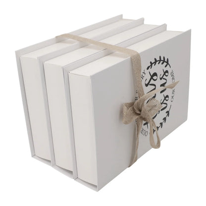 Decorative Book Stacks Folding Simulation Books Farmhouse Style Decor Charming Bookshelf Decoration Bookshelf Decor
