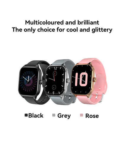 2025 New Smart Watch Men Women Gifts 2.01'' Full Touch Screen Sport Fitness Tracker Smartwatch Men BT Calls Digital smarthwhatch