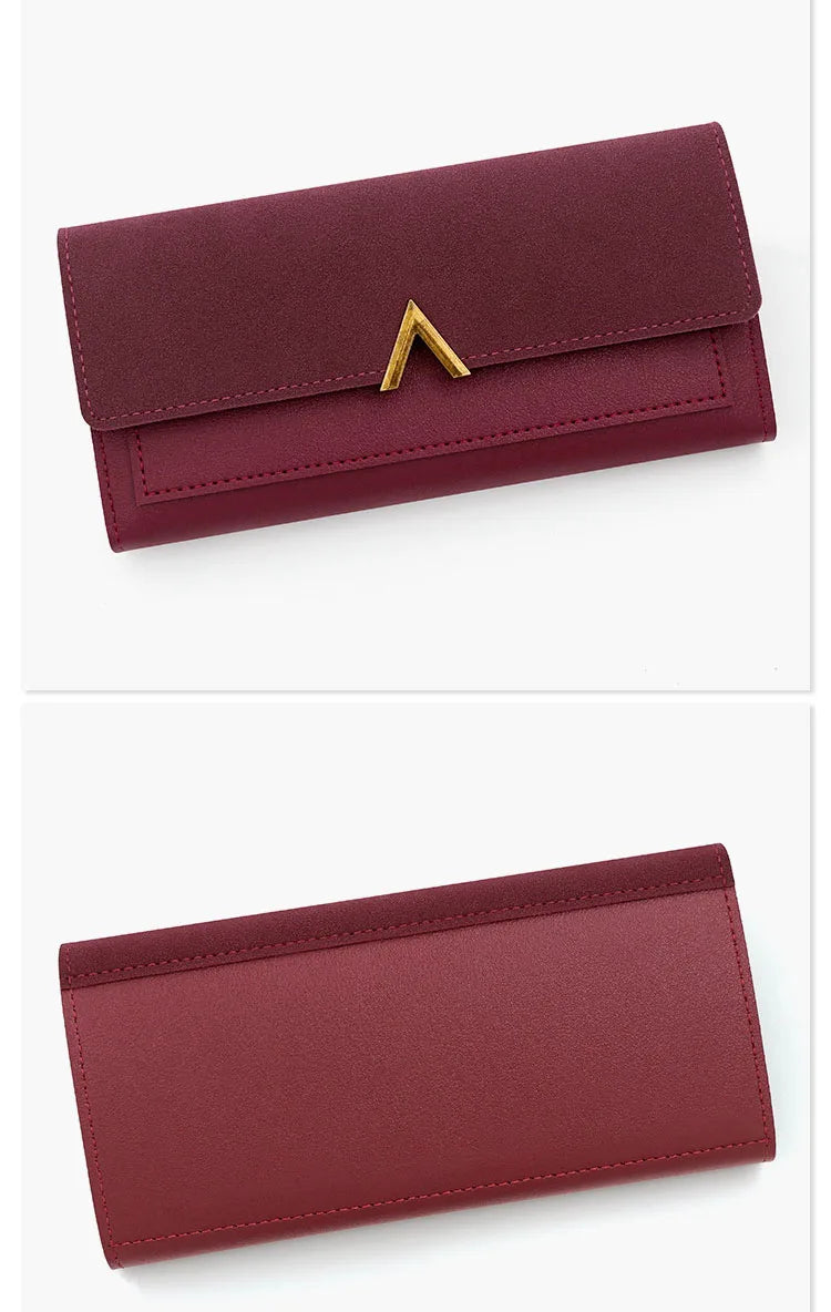 Long Purses For Women Wallet New Fashion Long Coin Purse Card Holder Small Ladies Wallet Female Hasp Mini Clutch billetera bolas