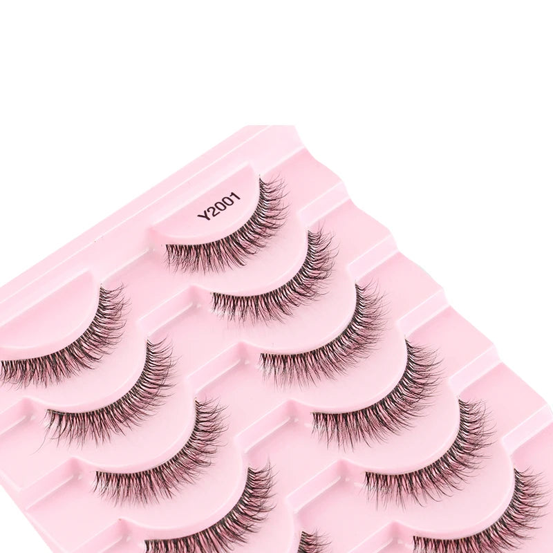 Fake Eyelashes 3/10 Pairs Natural Long 3D Mink Lashes Curly Eyelash Extension Makeup faux Cils Handmade False Lashes maquiagem
