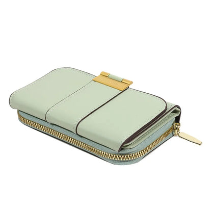 Women Wallets And Purses Vintage  PU Leather Wallet Female Clutch Purse Hasp Phone Bag Girls Card Bags