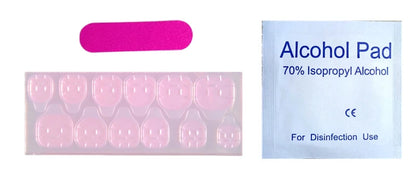 2 Sets Short Fake Nail Designs Red Stilettos Woman Artificial Press On Fake Nails For Gluing DIY Lady Finger Tip Manicure Tools