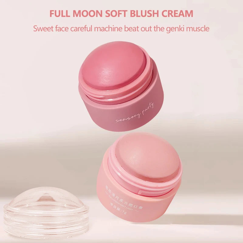 6 colors Waterproof Blush Cream - Long-Lasting, Multi-Use Makeup for Women