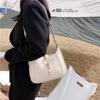 Top Quality Luxury Brand Purses and Handbags Designer Leather Shoulder Crossbody Bags for Women Dual Straps Underarm Sac A Main