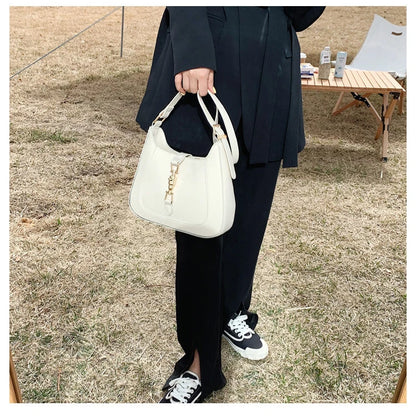 Top Quality Luxury Brand Purses and Handbags Designer Leather Shoulder Crossbody Bags for Women Dual Straps Underarm Sac A Main