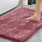 Bathroom mat chenille absorbent carpet bathroom bathtub room living room door bathroom absorbent pad