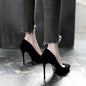 Women Shoes 2023 New Women Pumps Suede High Heels Shoes Fashion Office Shoes Stiletto Party Female Comfort Women Heels